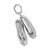 Ballet Shoes Charm In 14K White Gold