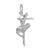 Ballet Dancer Charm In Sterling Silver