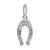 Horseshoe Charm In Sterling Silver