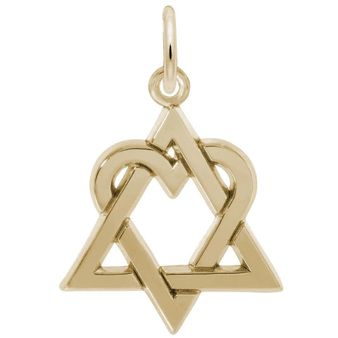 Adoption Symbol Charm In Yellow Gold