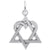 Adoption Symbol Charm In 14K White Gold