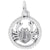 New Cancer Charm In 14K White Gold