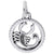 New Scorpio Charm In 14K White Gold