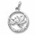 Maple Leaf charm in 14K White Gold hide-image