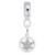 Maple Leaf charm dangle bead in Sterling Silver hide-image