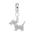 Scottie Dog charm dangle bead in Sterling Silver hide-image