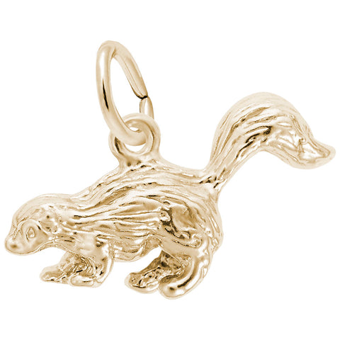 Skunk Charm in Yellow Gold Plated