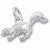 Skunk charm in Sterling Silver hide-image