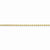 14K Yellow Gold Diamond-Cut Rope Chain Anklet