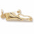 Baby Shoe Charm in 10k Yellow Gold hide-image