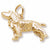 Springer Spaniel Charm in 10k Yellow Gold hide-image