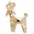 Poodle Charm in 10k Yellow Gold hide-image