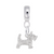 Scottie Dog charm dangle bead in Sterling Silver hide-image