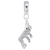 Lamb charm dangle bead in Sterling Silver hide-image