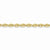 14K Yellow Gold Handmade Regular Rope Chain