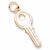 Key Charm in 10k Yellow Gold hide-image