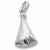 Tee Pee charm in Sterling Silver hide-image