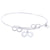 Sterling Silver Carefree Bangle Bracelet With Infinity Charm