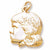 Girl charm in Yellow Gold Plated hide-image