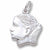 Girl charm in Sterling Silver hide-image