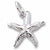 Starfish charm in Sterling Silver hide-image