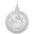 St. Christopher Charm In 14K White Gold