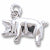 Pig charm in Sterling Silver hide-image