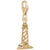 Lighthouse Charm in Yellow Gold Plated