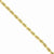 14K Yellow Gold Diamond-Cut Rope Chain