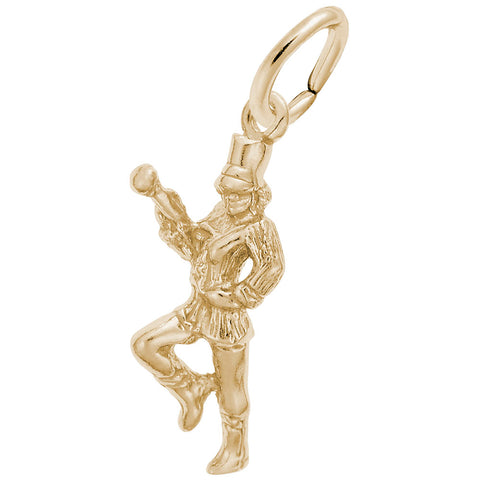 Majorette Charm In Yellow Gold