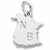 New Brunswick charm in 14K White Gold