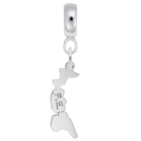 Prince Edward Is. Charm Dangle Bead In Sterling Silver