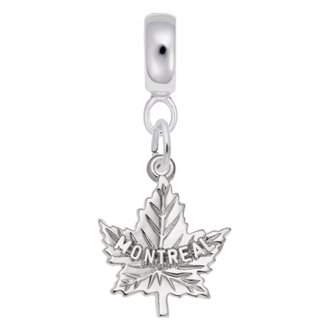 Montreal Charm Dangle Bead In Sterling Silver