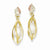 10k Yellow Gold Black Hills Gold Freshwater Cultured Pearl Earrings