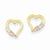 10k Yellow Gold Black Hills Gold Heart Earrings