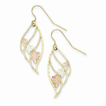 10k Yellow Gold Black Hills Gold Earrings