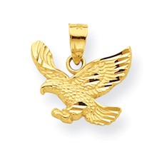 10k Yellow Gold Eagle Charm hide-image