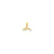 Dolphin Charm in 10k Yellow Gold