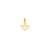 Dove Charm in 10k Yellow Gold