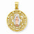 10k Gold Two-tone Our Lady of Guadalupe pendant, Exquisite Pendants for Necklace