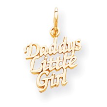 10k Yellow Gold Daddy's Little Girl Charm hide-image