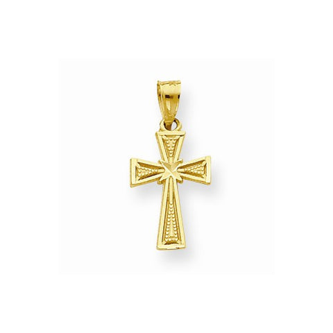 10k Yellow Gold Cross pendant, Exquisite Pendants for Necklace