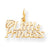 10k Yellow Gold Little Princess with Crown Charm hide-image