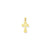 Cross Charm in 10k Yellow Gold