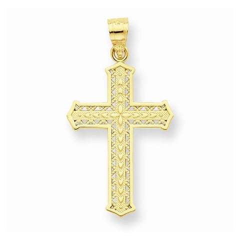 10k Yellow Gold Cross pendant, Classy Pendants for Necklace