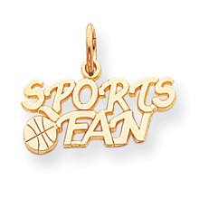 10k Yellow Gold Talking - Sports Fan Charm hide-image