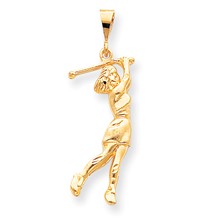 10k Yellow Gold GOLF Charm hide-image