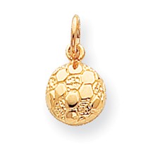 10k Yellow Gold SOCCER Charm hide-image