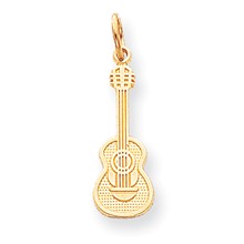 10k Yellow Gold GUITAR Charm hide-image