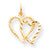 10k Yellow Gold Heart Charm hide-image